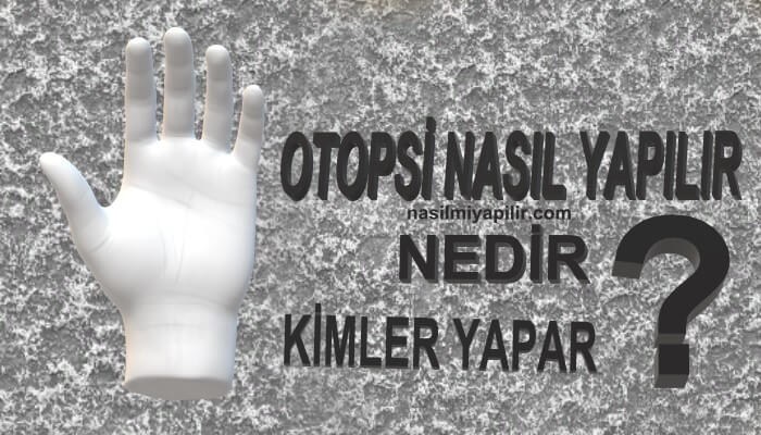 Otopsi Nasıl Yapılır? Otopsiyi Kimler Yapar?