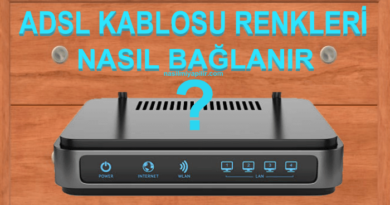 ADSL Kablosu Renkleri Dış Hattan Modeme Nasıl Bağlanır?