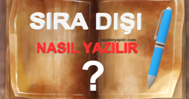 Sıra Dışı Nasıl Yazılır TDK? Birleşik mi Ayrı mı Yazılır?