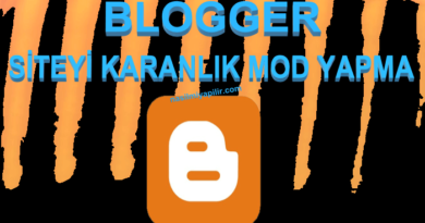 Blogger Karanlık Gece Modu Nasıl Yapılır?