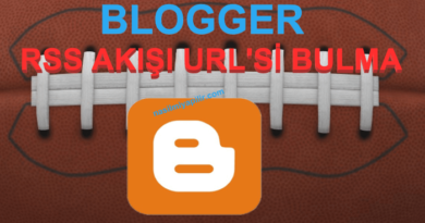 Blogger RSS Akışı URL'si Bulma Yolları