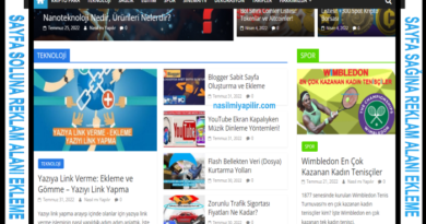 Sayfanın Sağına Ve Soluna Reklam Alanı Ekleme Kodu!