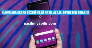 Xiaomi Ana Ekran Düzeni Kilidi Nasıl Devre Dışı Bırakılır?