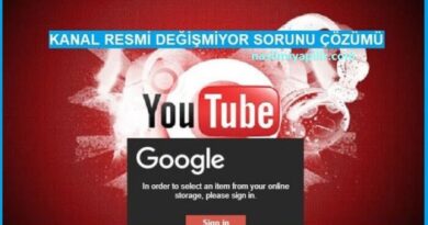 YouTube Kanal Kapak Resmi Değişmiyor Sorunu Çözümü