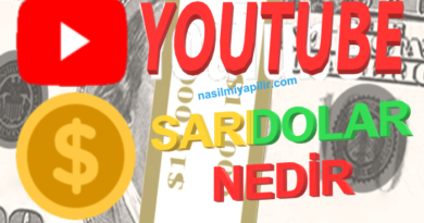 YouTube Sarı Dolar Nedir, Ne İşe Yarar Nasıl Kaldırılır?