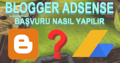 Blogger AdSense Başvuru Nasıl Yapılır?