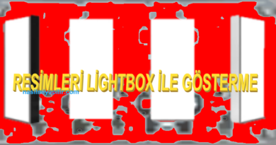 Blogger Resimleri Lightbox ile Nasıl Gösterilir?