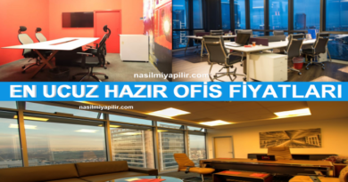 Hazır Ofis Fiyatları: Ucuza Prestijli Kiralık Hazır Ofis