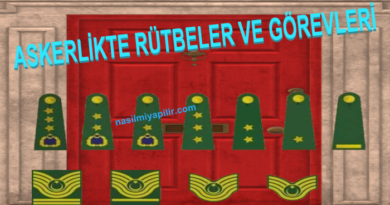 Askerlikte Rütbeler ve Görevleri Nelerdir?