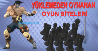 Yüklemeden Oyun Oynanan En İyi Oyun Siteleri