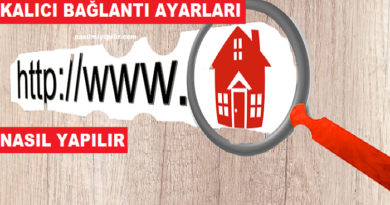 Blogger Kalıcı Bağlantı Ayarları Nasıl Yapılır?