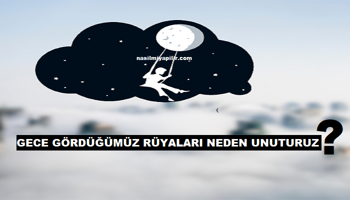 Gece Gördüğümüz Rüyaları Uyandığımızda Neden Unuturuz?