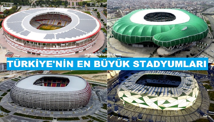 Türkiye'nin En Büyük Stadyumları Sıralaması ve Seyirci Kapasiteleri