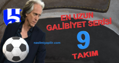 Dünya Futbolunun En Uzun 9 Galibiyet Serisi