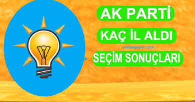 AKP Kaç İl Aldı 2024 Seçim Sonuçları