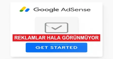 Google AdSense Onay Maili Geldi Ama Reklamlar Görünmüyor Çözümü!